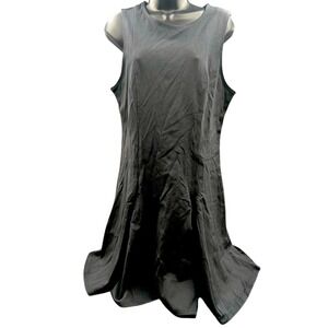 A new day tank pleated dress. Black sz L  Really nice‎ heavier stretchy material